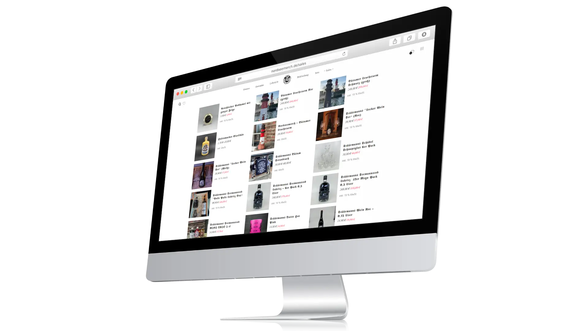 Impression Desktop – Nordseemerch Sales