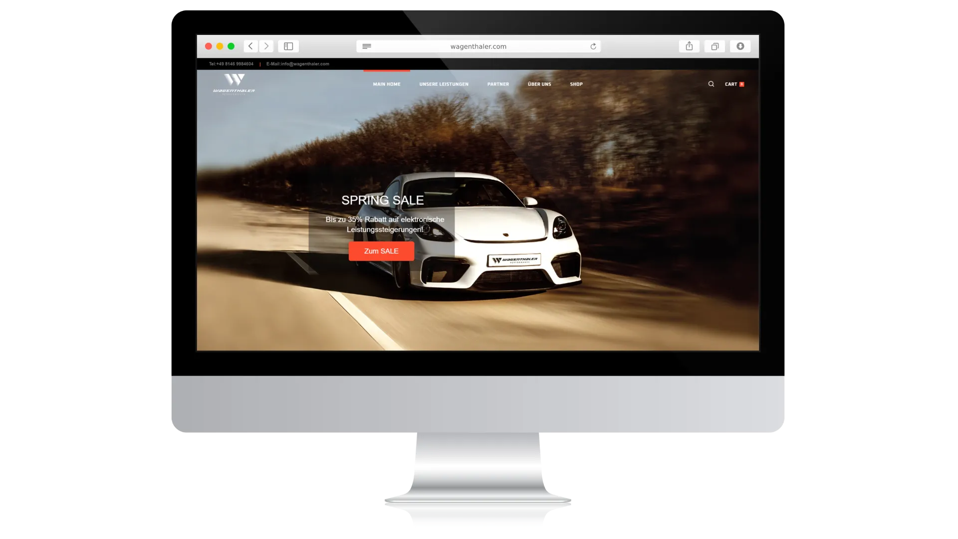 Impression Desktop – Wagenthaler Startseite 2
