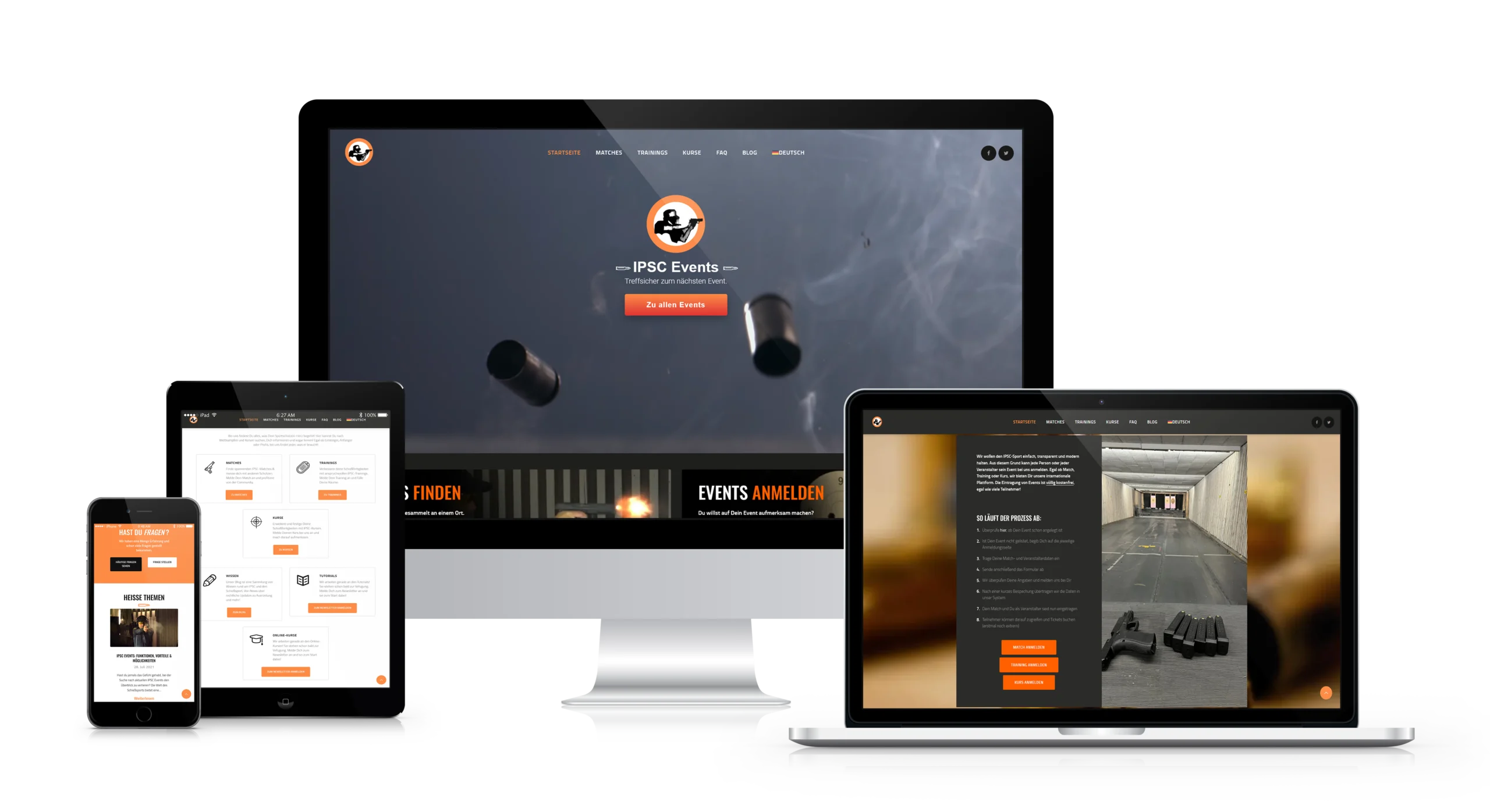 IPSC Events Webseite